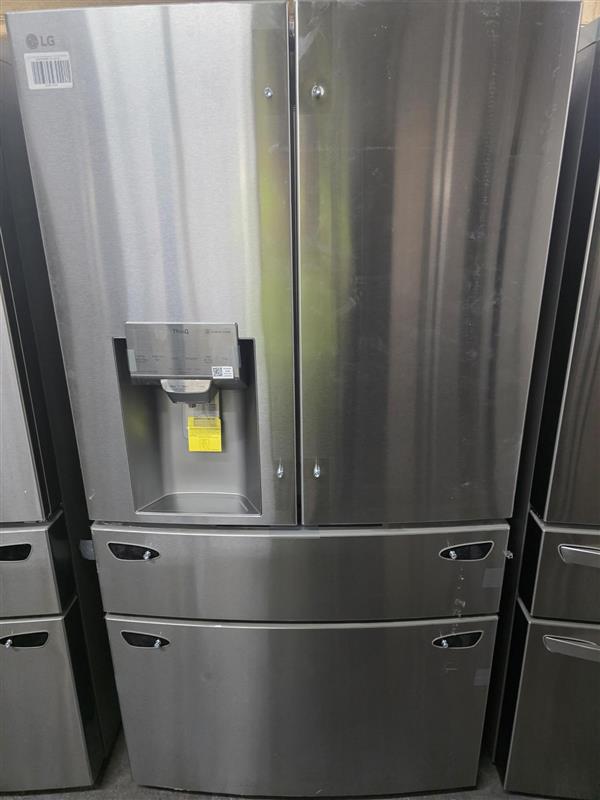 LG 30 cu. ft. Smart French Door Refrigerator with Craft Ice & Full-Convert™ Drawer - Stainless