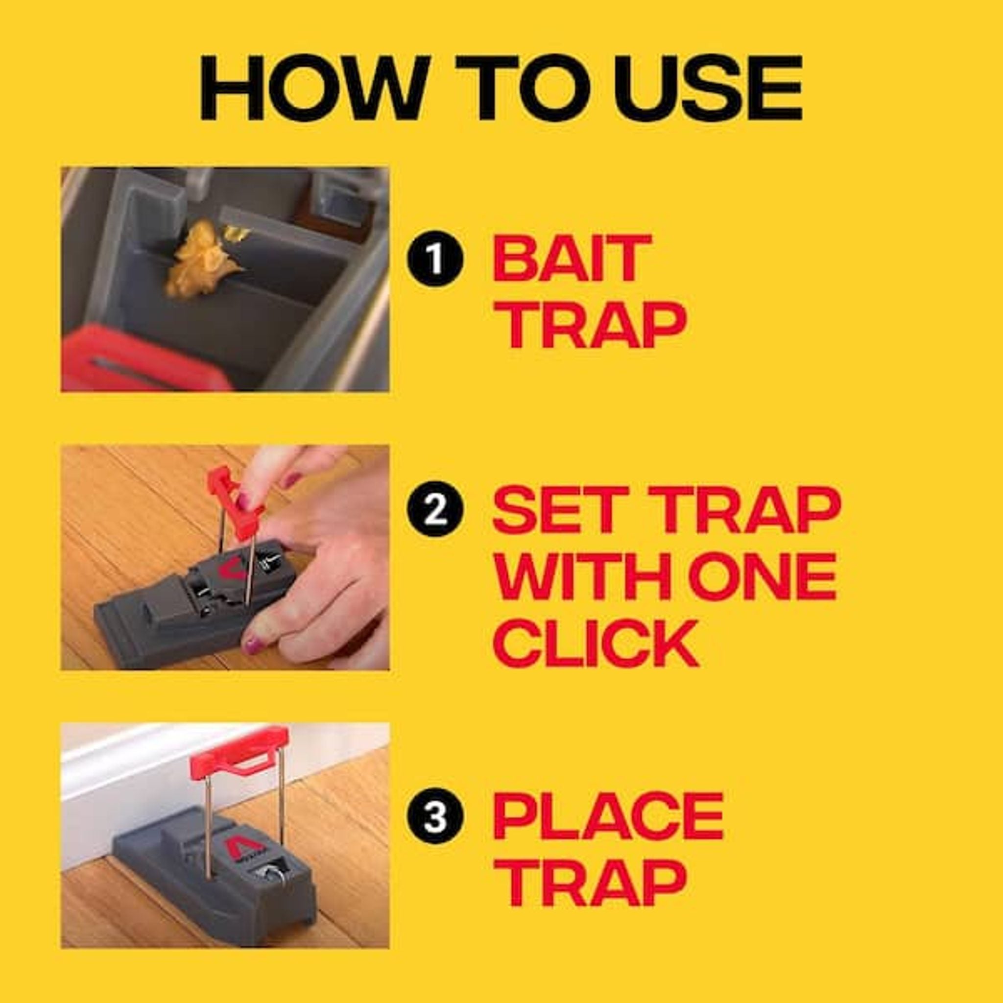 Victor Snap Trap for Mice, 2 Pack - Pack of 36