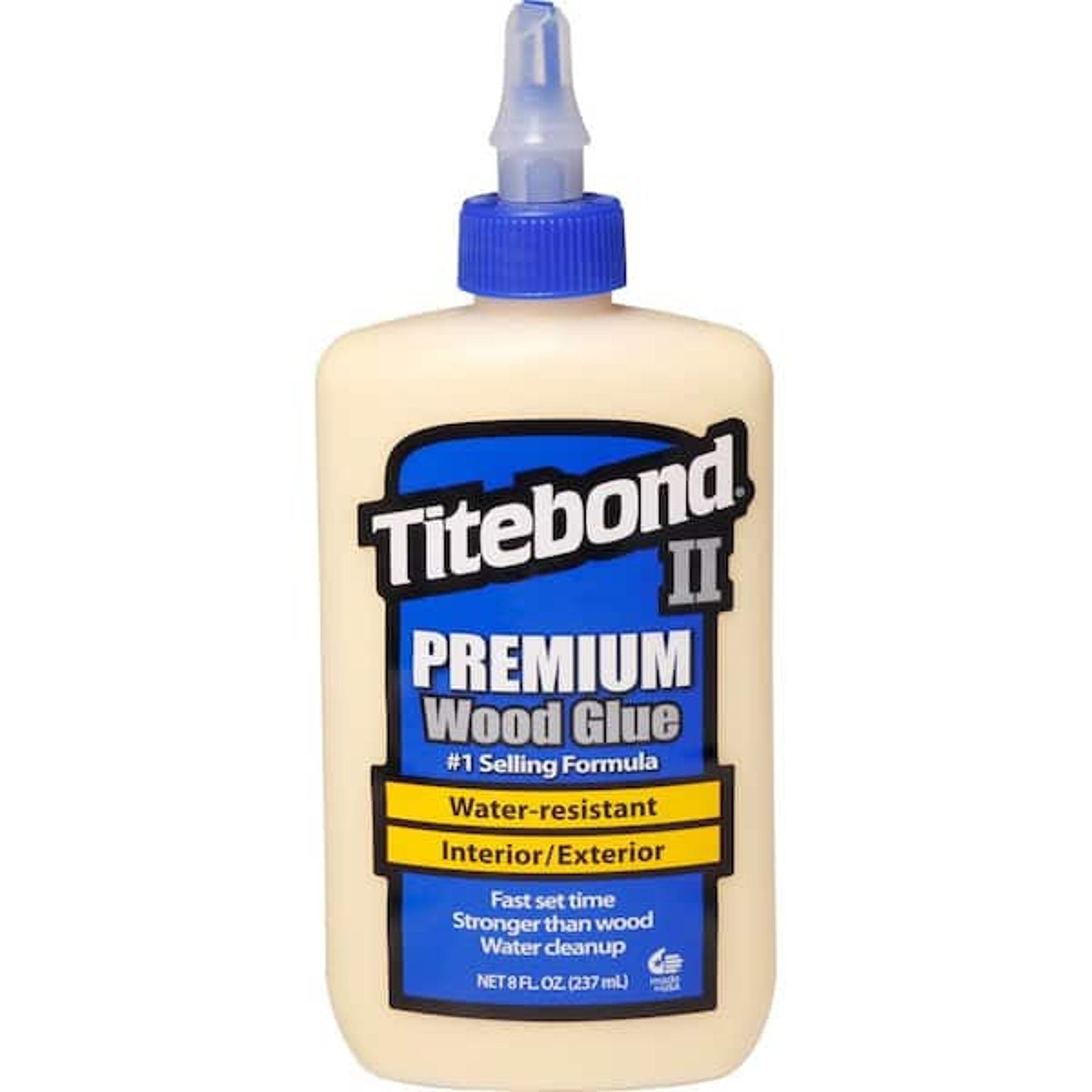Titebond II Premium Wood Glue, 4 Oz, 8 Oz