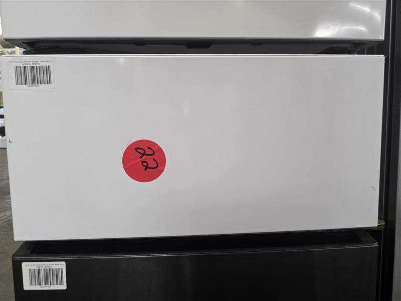 LG 27" Laundry Pedestal Storage Drawer (White)