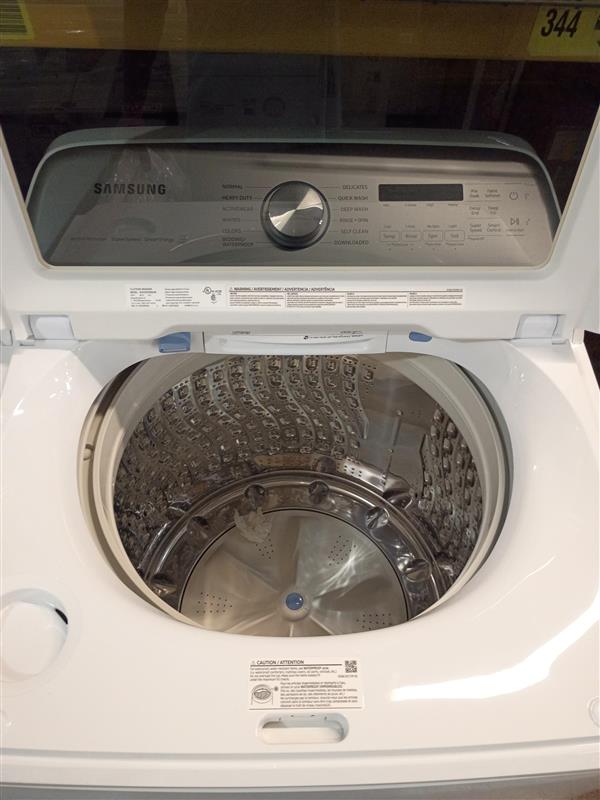 5.2 cu. ft. High-Efficiency Large Capacity Smart Top Load Washer in White with Impeller and Super Speed Wash