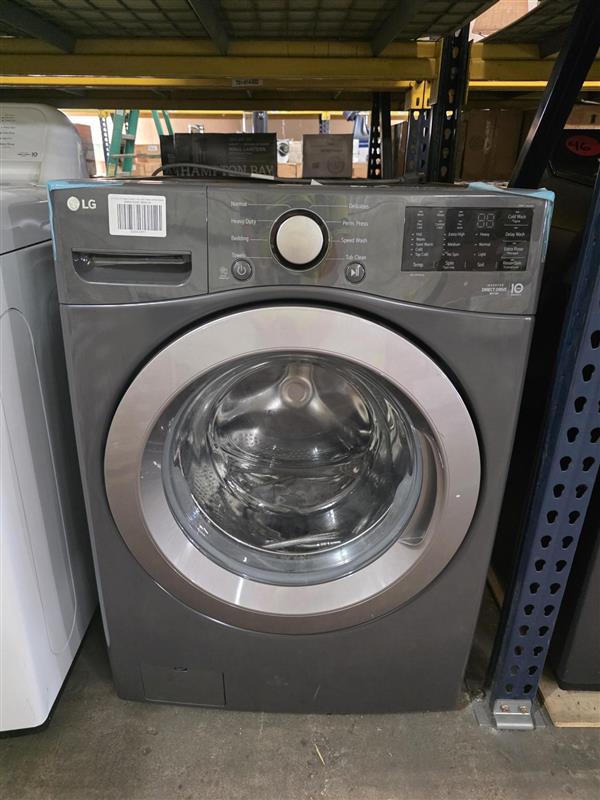LG 5.0 cu. ft. Mega Capacity Front Load Washer (Middle Black)