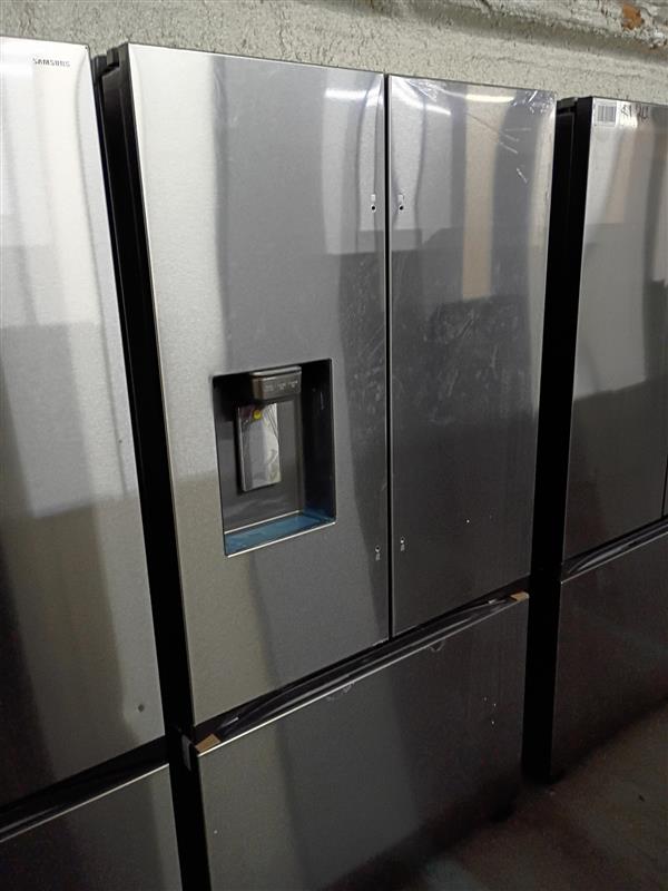 SAMSUNG 36 in. 31 cu. ft. 3-Door Standard Depth French Door Refrigerator in Stainless Steel w/External Water and Ice Dispenser