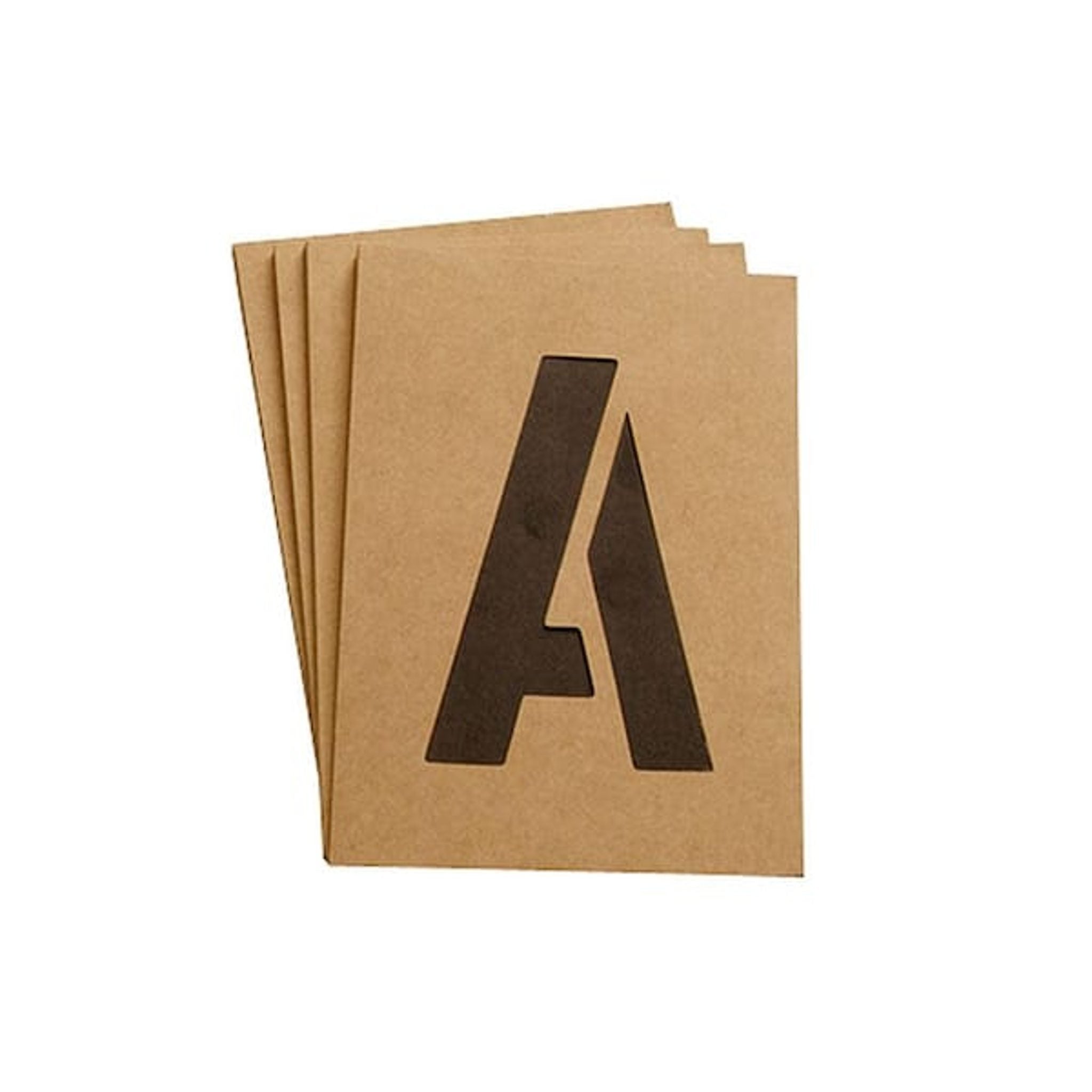 HY-KO 36 Piece 3" Paperboard Stencils Reusable