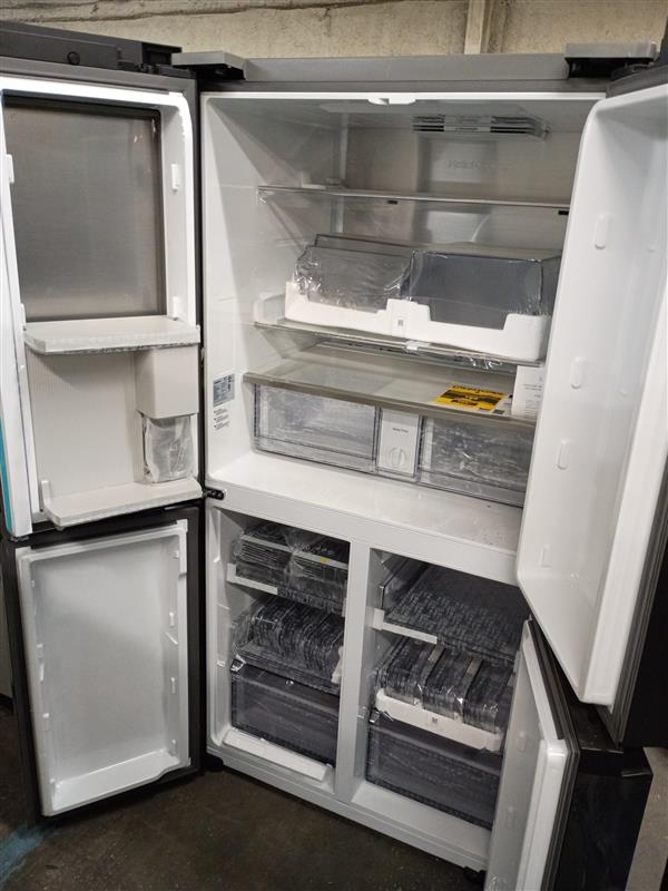 Bespoke 36 in. 29 cu. ft. Standard Depth 4-Door Flex French Door Refrigerator with Beverage Center
