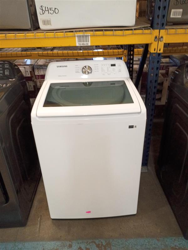 4.4 cu. ft. High-Efficiency Top Load Washer in White with Agitator and Vibration Reduction