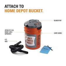 5 Gal. 1.75 Peak HP Wet Dry Vac Powerhead Shop Vacuum with Filter, Hose (Compatible with 5 Gal. Homer Bucket) BH0100