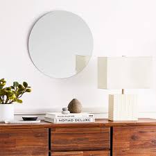 Bellaterra Round Frameless Mirror, 22-Inch, 22" by 22"