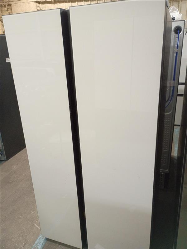 Bespoke 36 in. 28 cu. ft. Standard Depth Side by Side Refrigerator in Stainless Steel with Beverage Center