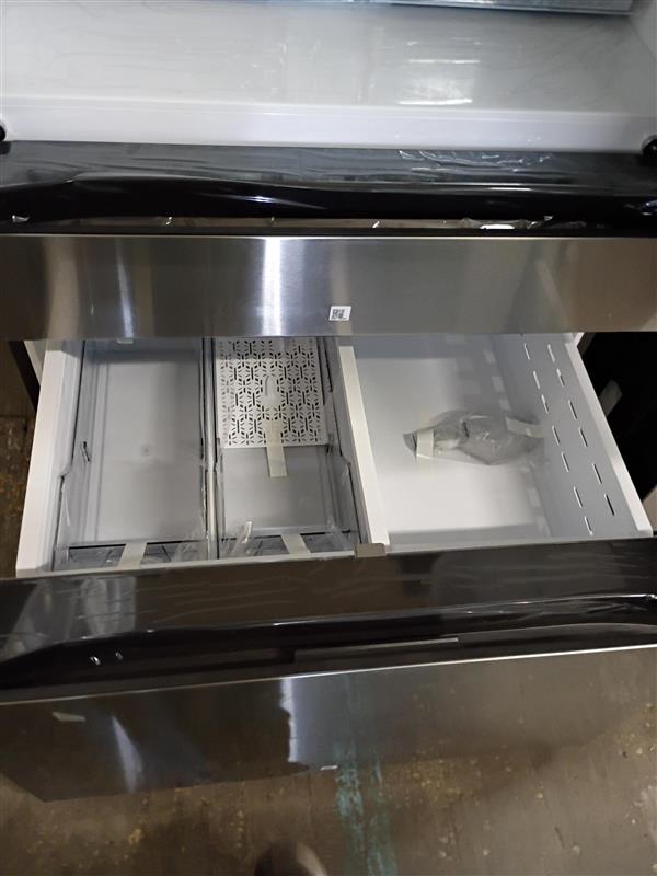 Bespoke 36 in. 29 cu. ft. Standard Depth 4-Door French Door Refrigerator with Sphere Ice in Stainless Steel