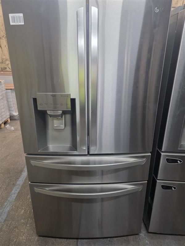 LG 30 cu. ft. Smart French Door Refrigerator with Craft Ice™ & Full-Convert™ Drawer - Stainless