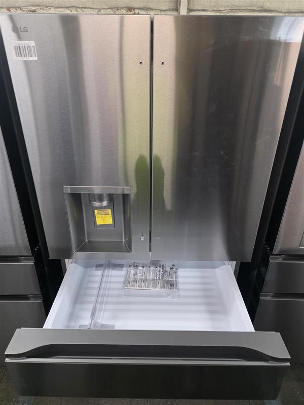 LG 29 cu. ft. Smart Standard-Depth MAX™ 4-Door French Door Refrigerator with Full-Convert Drawer - Stainless