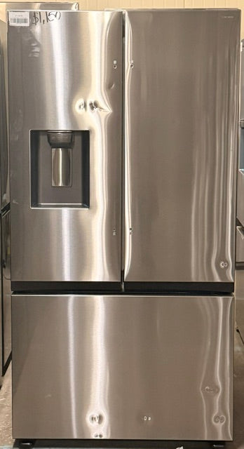 31 cu. ft. Mega Capacity 3-Door French Door Refrigerator with Four Types of Ice in Stainless Steel
