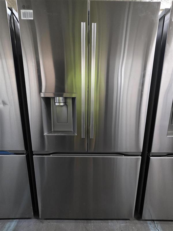 LG 23.7 cu. ft. Counter-Depth MAX 3-Door French Door Refrigerator (PrintProof Stainless Steel)