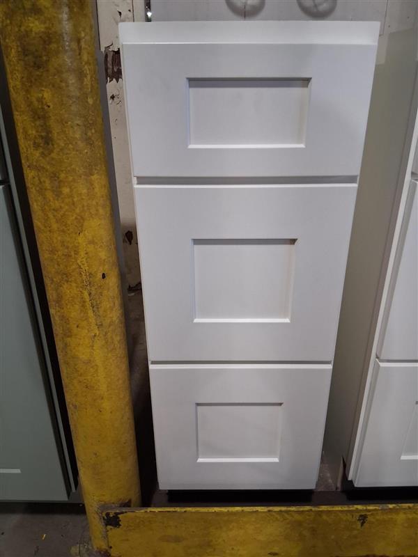 WHITE SHAKER DRAWER BASE VANITY (VDB1221)