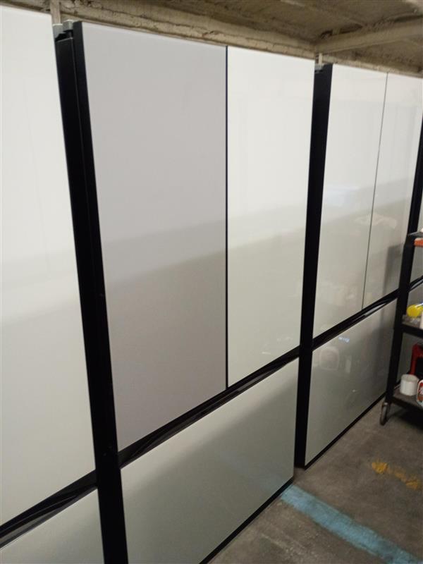 Bespoke 36 in. 30 cu. ft. Standard Depth 3-Door French Door Smart Refrigerator with Beverage Center