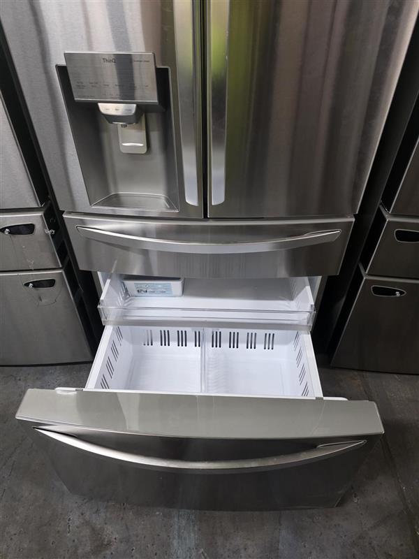 LG 30 cu. ft. Smart French Door Refrigerator with Craft Ice & Full-Convert™ Drawer - Stainless