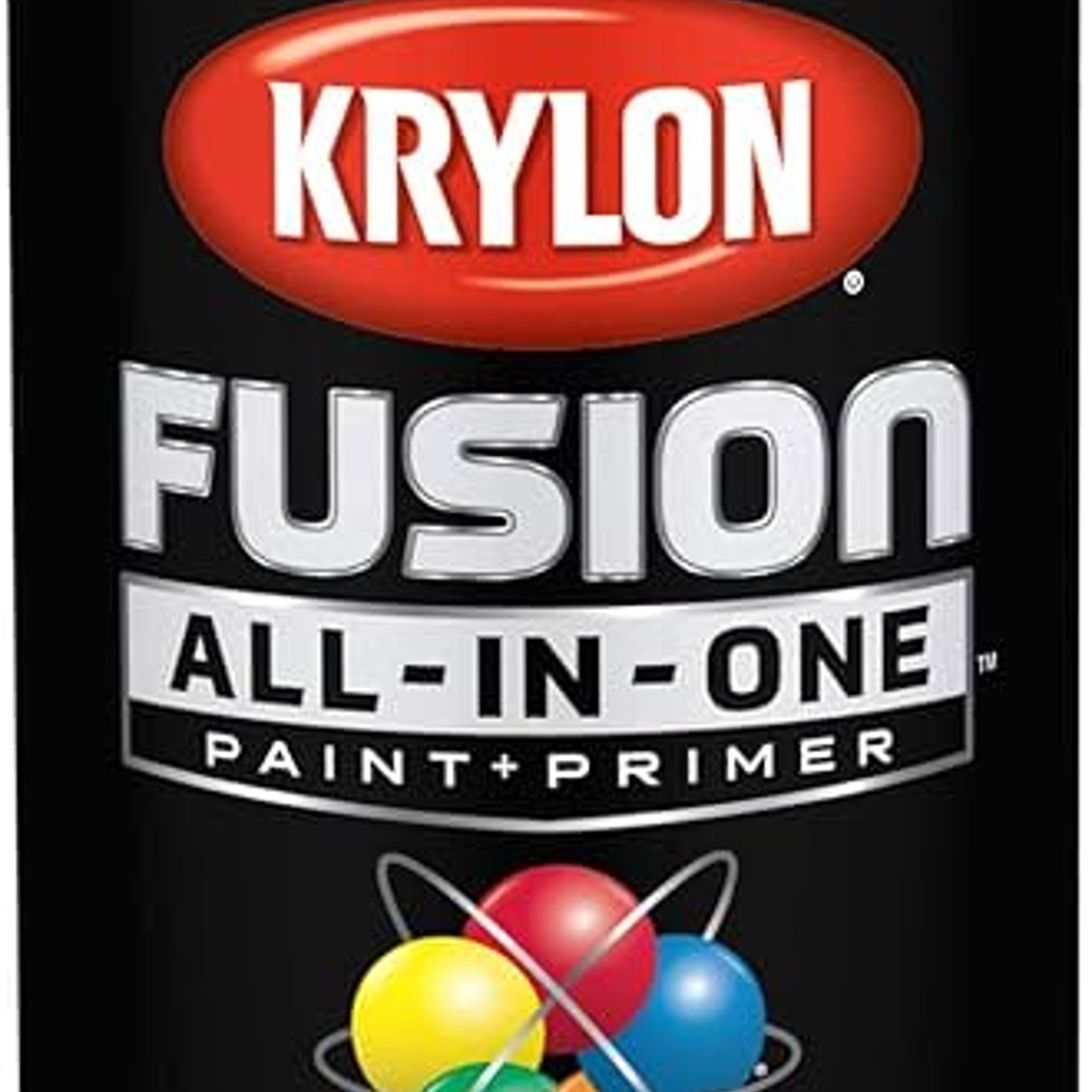 Krylon Fusion AllInOne Matte White Spray Paint, 12 Oz