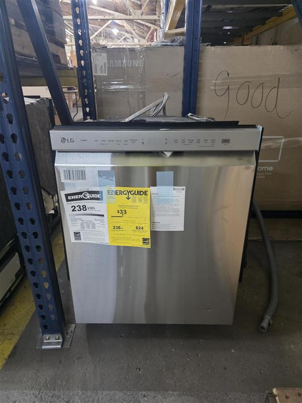 LG 24" Front Control Smart Dishwasher (Stainless Steel)