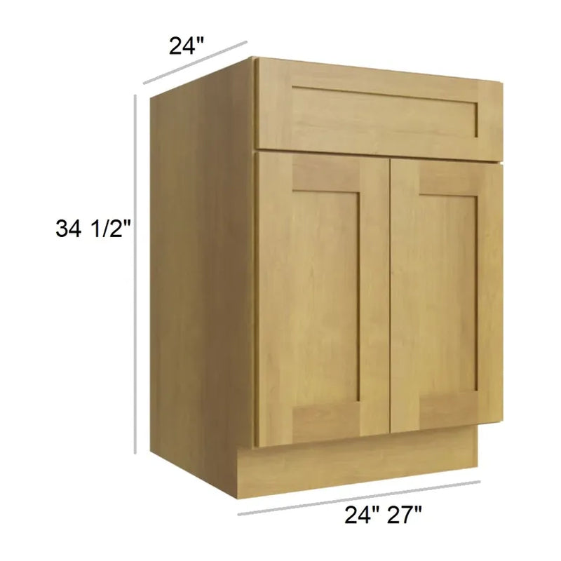 Carmel Shaker 27" Double Door Base Cabinet