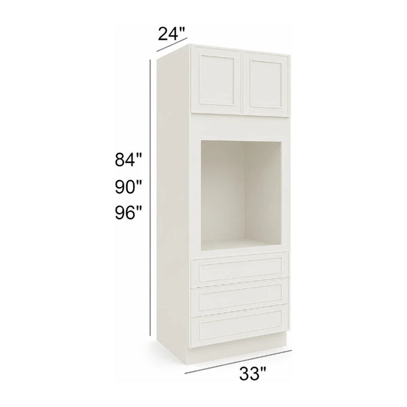Greek Villa 33" x 84" Universal Oven Cabinets