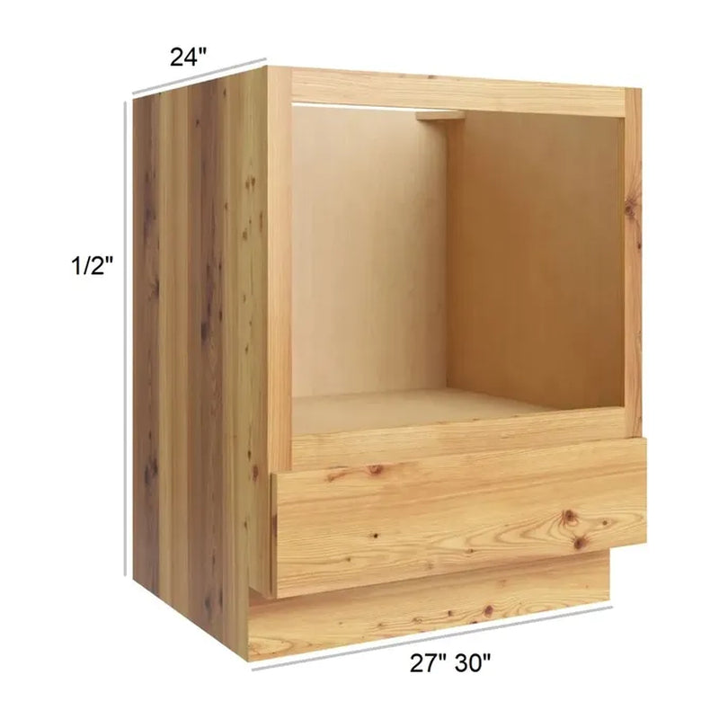 Hickory Shaker 30" Base Microwave Cabinet