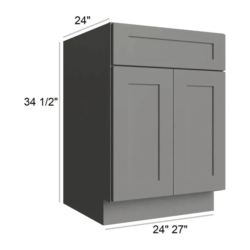 Platinum Shaker 27" Double Door Base Cabinet