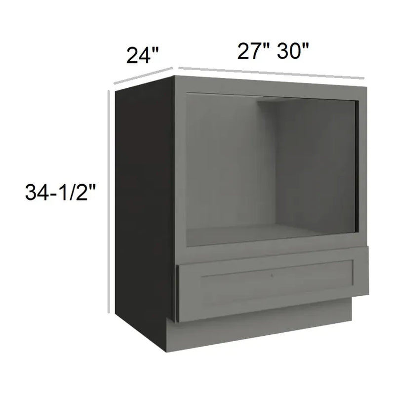 Platinum Shaker 27" Base Microwave Cabinet