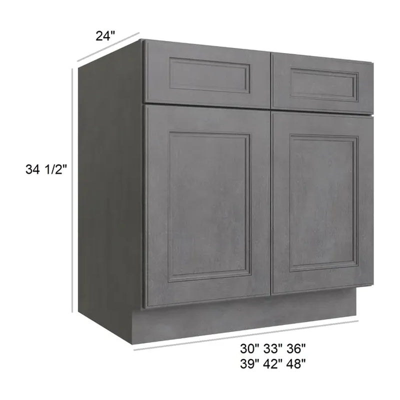 West Point Grey 48" Double Door Base Cabinet
