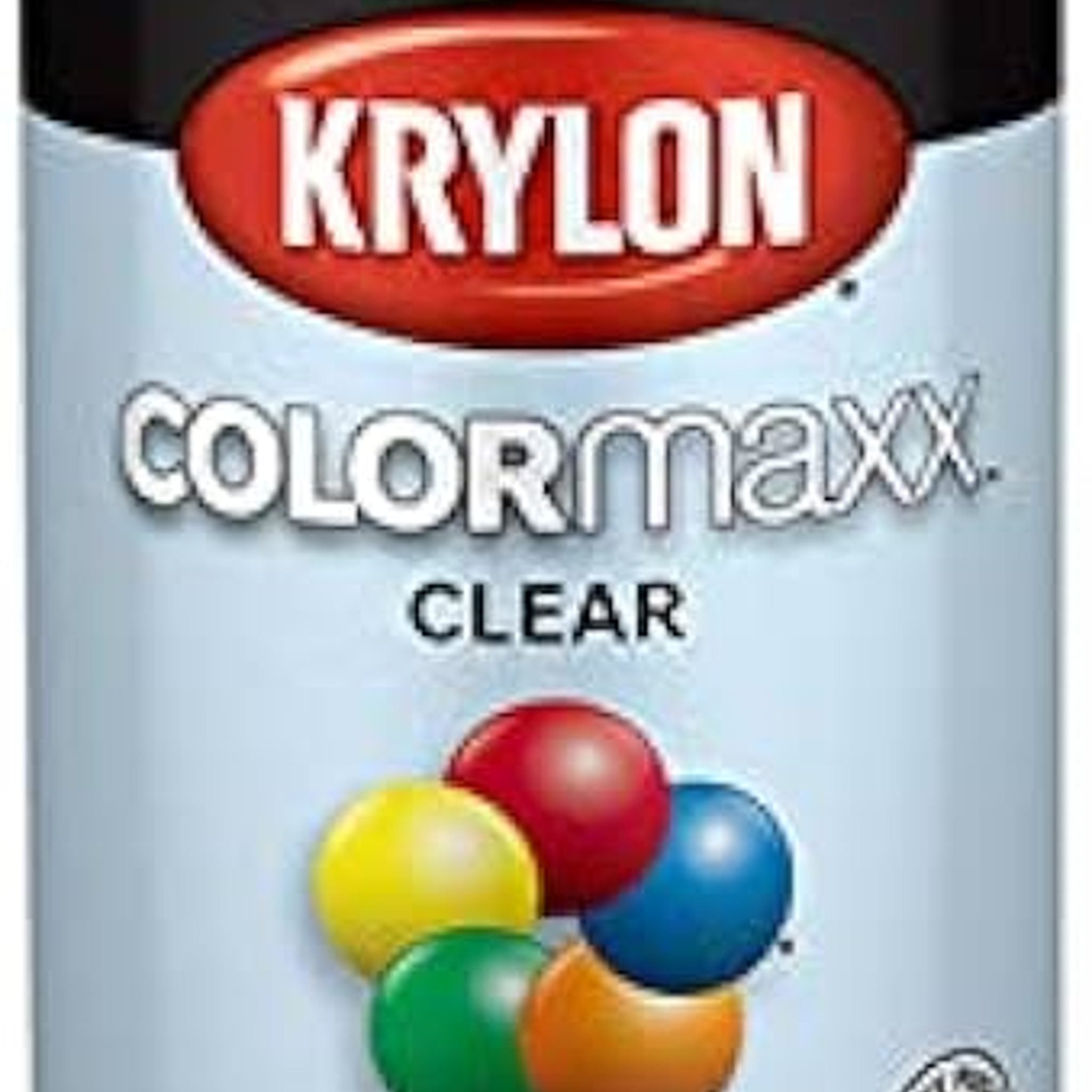 Krylon Colormaxx Gloss Crystal Clear Paint Primer, 11 oz