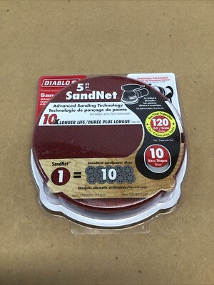 Diablo SandNet 220 Grit Sanding Disc 10 Pack