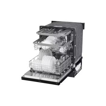 24 Inch 48 dBA Front Control Dishwasher with QuadWashTM and 3rd Rack