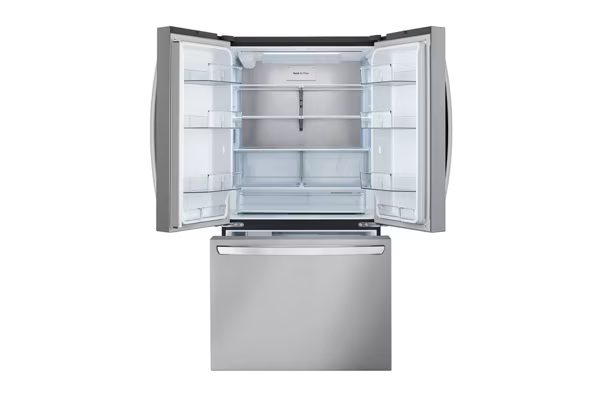 27 cu. ft. Smart Counter-Depth MAX French Door Refrigerator with Internal Water Dispenser in PrintProof Stainless Steel
