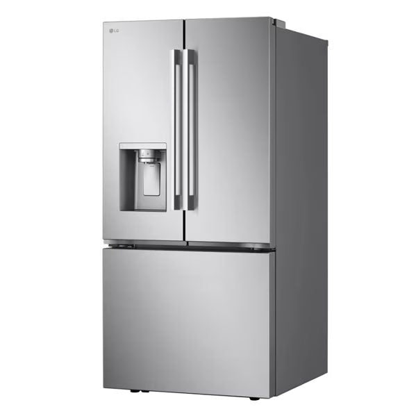 33 in. W. 20 cu.ft. Smart 3-Door French Door Refrigerator Counter Depth MAX in Stainless Steel with Dual Ice Makers
