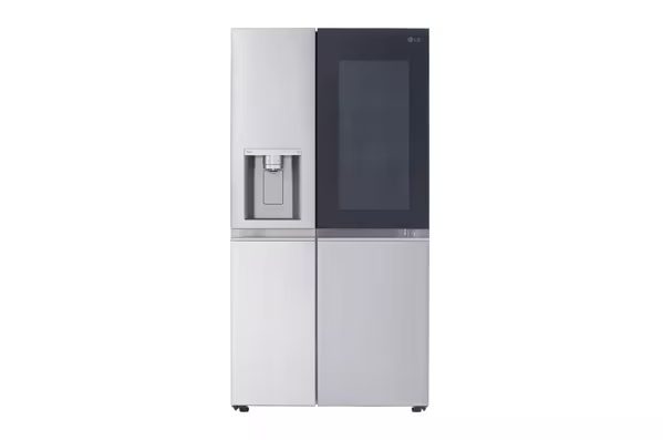 27 cu. ft. Side-By-Side Refrigerator with Instaview Glass, Craft Ice, and Recessed Handles in PrintProof Stainless Steel