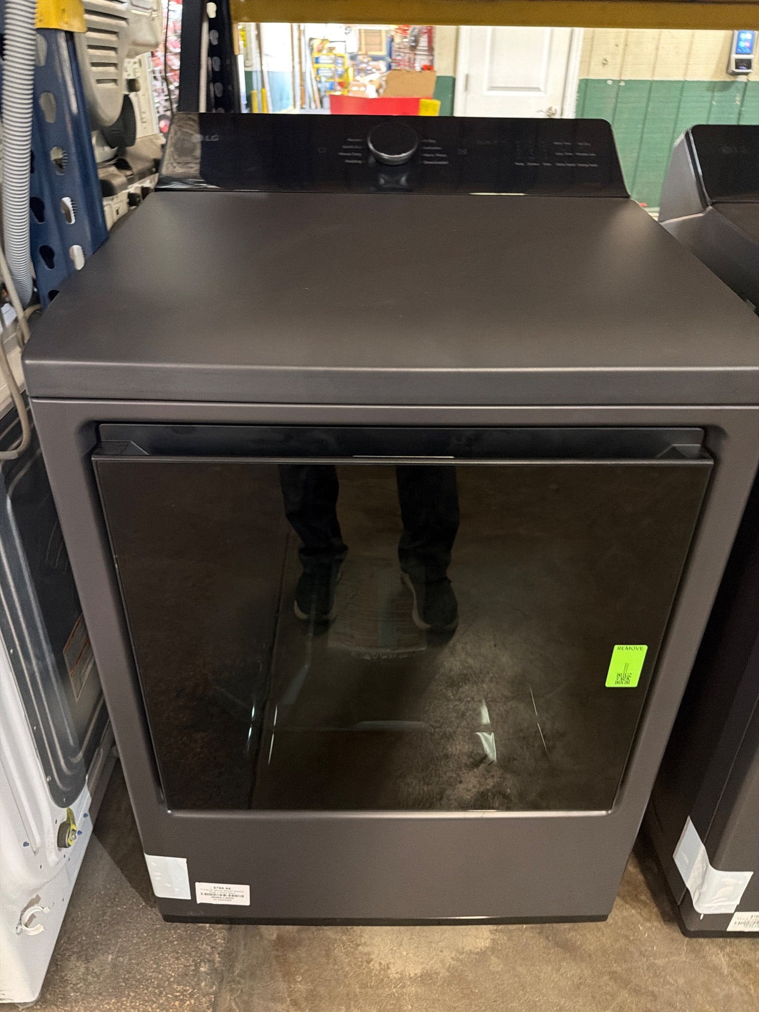 7.3 cu. ft. Vented SMART Electric Dryer in Matte Black