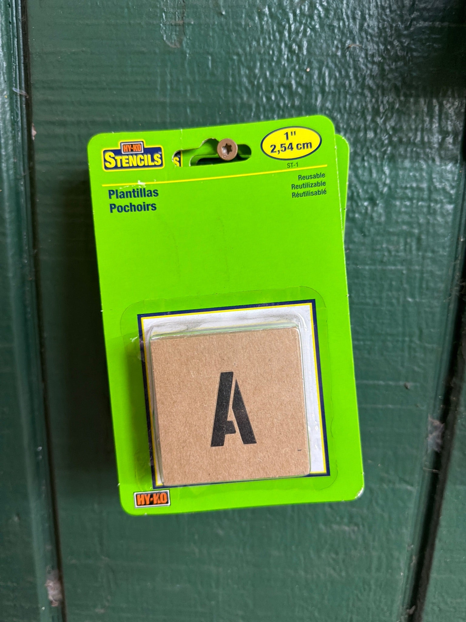 HY-KO Products ST-1 Number & Letter Stencils  1 INCH  Tan