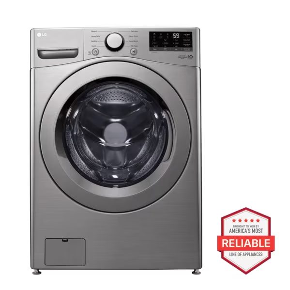 4.5 cu. ft. Ultra Large Capacity Stackable Front Load Washer with Coldwash and 6 Motion Technology in Graphite Steel