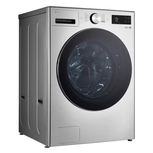 5.0 cu. ft. Stackable SMART Front Load Washer in Graphite Steel with TurboWash 360, AI Sensing, Steam and LCD Display