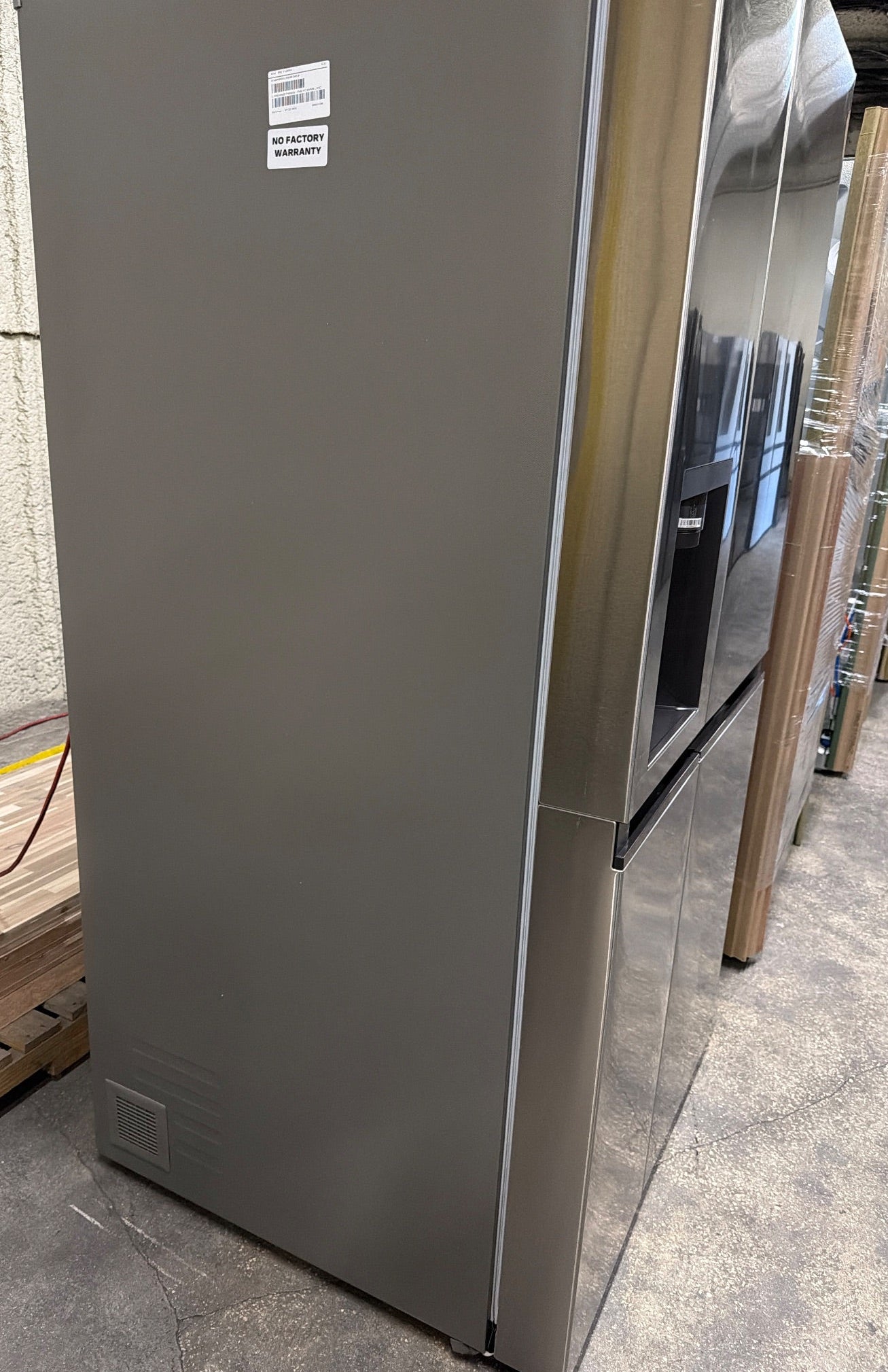 27 cu. ft. Side by Side Smart Refrigerator w/ Craft Ice, External Ice and Water Dispenser in PrintProof Stainless Steel