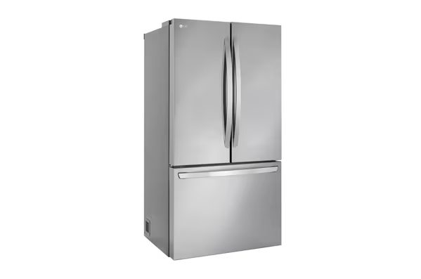 27 cu. ft. Smart Counter-Depth MAX French Door Refrigerator with Internal Water Dispenser in PrintProof Stainless Steel