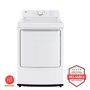 LG 7.3 Cu.Ft. Vented Electric Dryer in White with Sensor Dry Technology