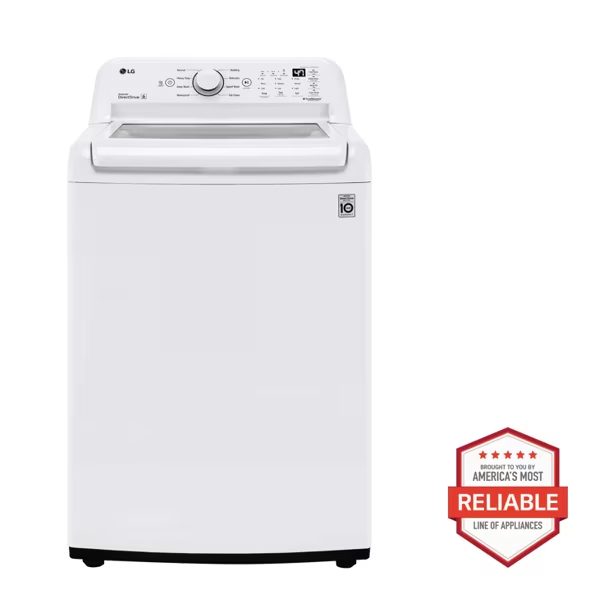 4.3 Cu. Ft. Top Load Washer in White with 4-Way Agitator, NeveRust Drum and TurboDrum Technology
