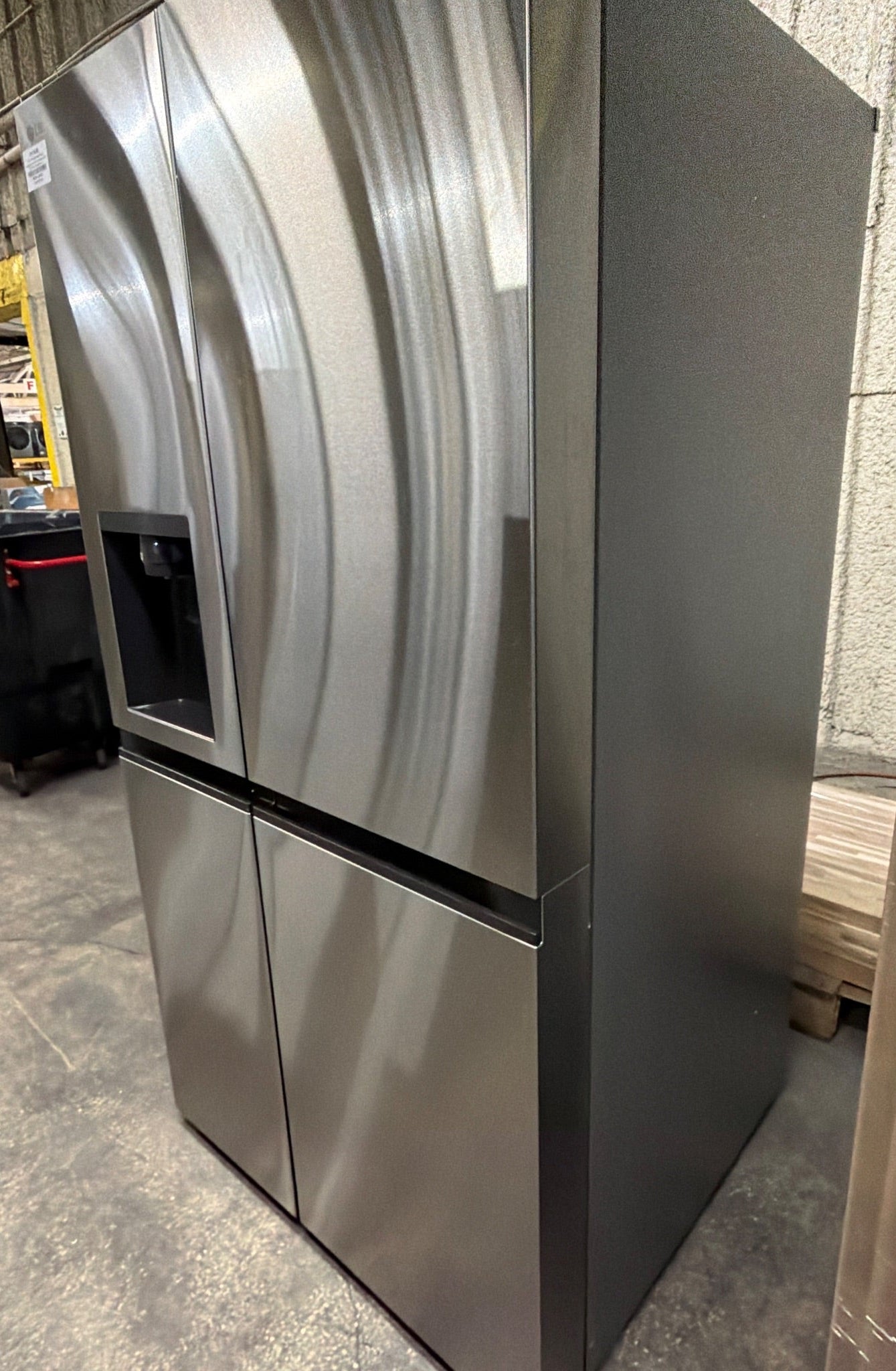 27 cu. ft. Side by Side Smart Refrigerator w/ Craft Ice, External Ice and Water Dispenser in PrintProof Stainless Steel