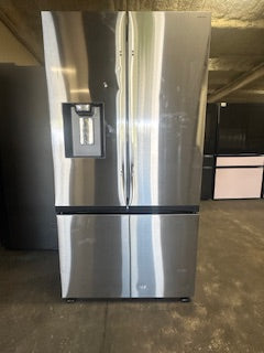 31 cu. ft. Mega Capacity 3-Door French Door Refrigerator with Four Types of Ice in Stainless Steel