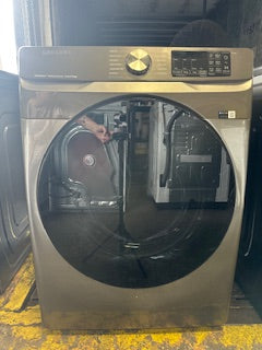 7.5 cu. ft. Vented Smart Stackable Electric Dryer in Platinum with Steam Sanitize+