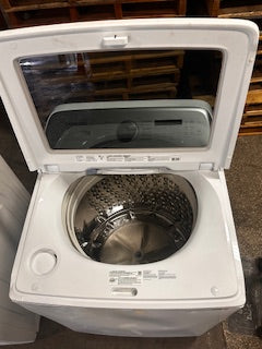 5.2 cu. ft. Large Capacity Smart Top Load Washer in white with Impeller and Super Speed Wash