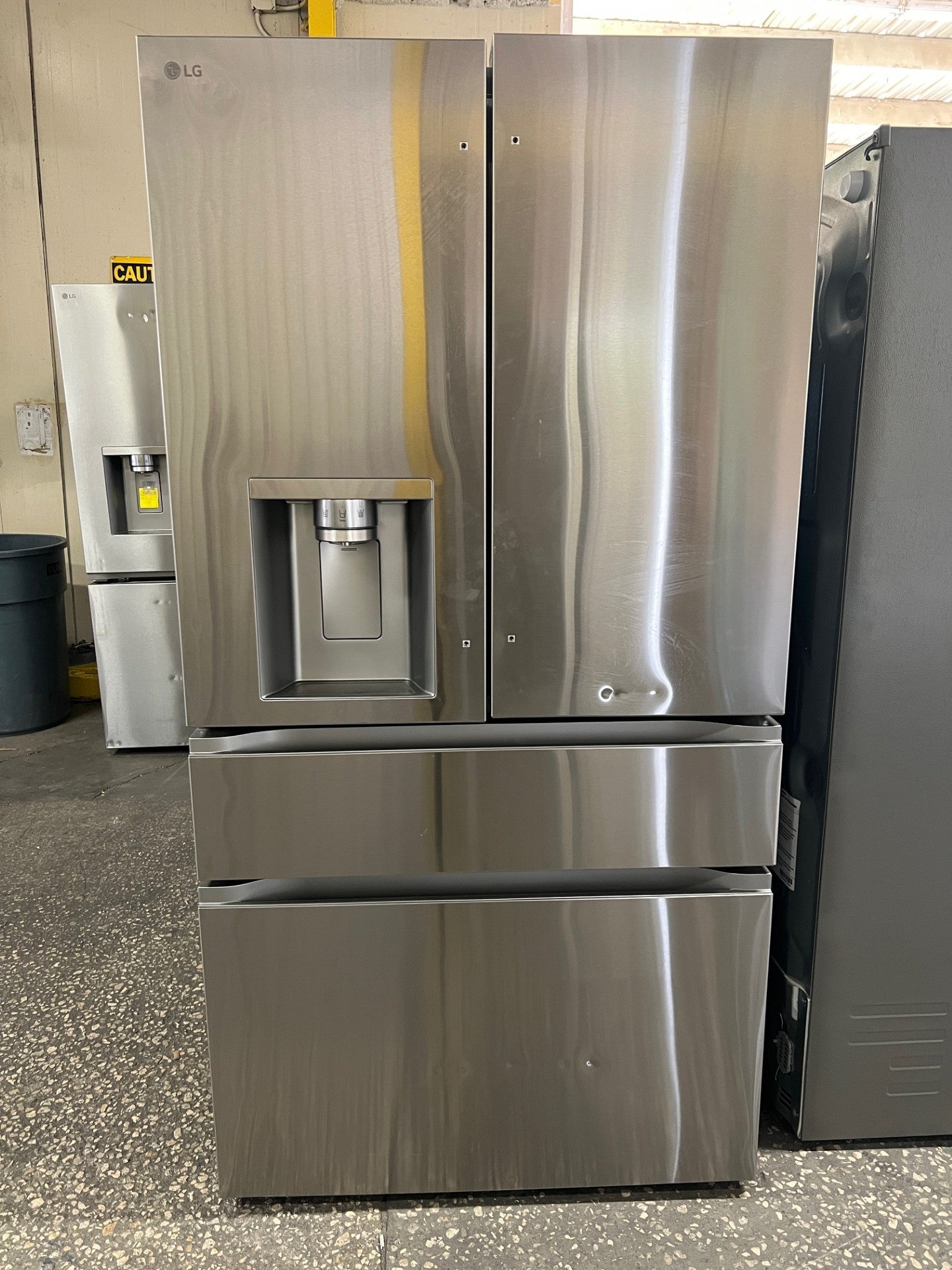 LG 29 cu. ft. SMART Standard Depth MAX French Door Refrigerator Stainless Steel