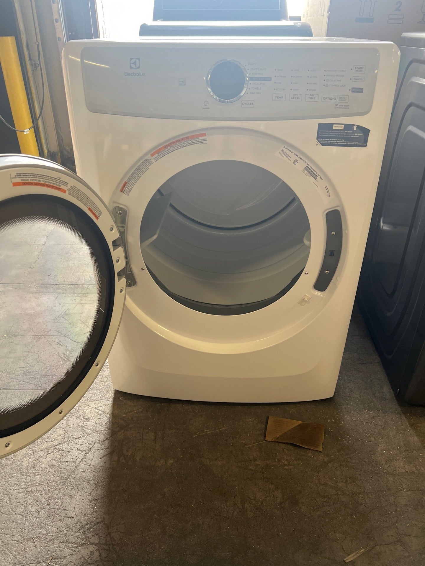 Electrolux 8 cu. ft. Electric Dryer Front Load in White