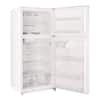 18 CU FT Top Freezer Refrigerator in White